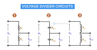 Illustration of a voltage divider circuit showing how it works